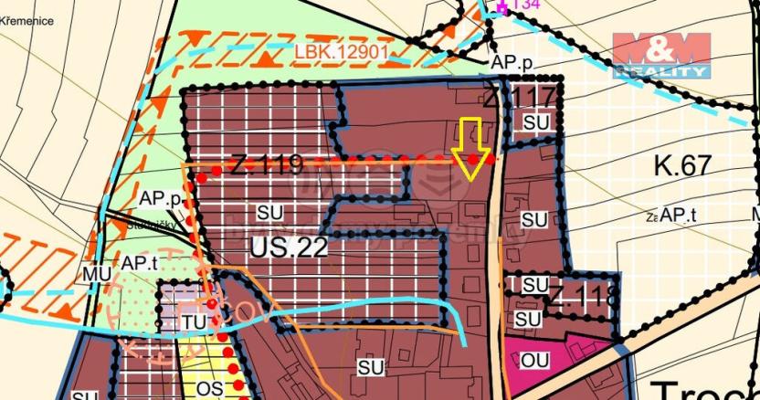 Prodej pozemku pro bydlení, Borovany - Trocnov, 820 m2