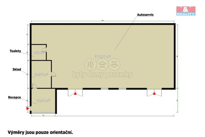 Pronájem komerční nemovitosti, Rakovník - Rakovník II, Huřviny, 280 m2
