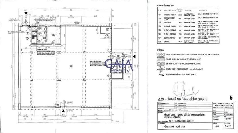 Pronájem obchodního prostoru, Veselí nad Moravou, Chaloupky, 1142 m2