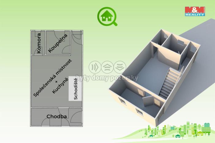 Prodej rodinného domu, Valašská Polanka, 62 m2
