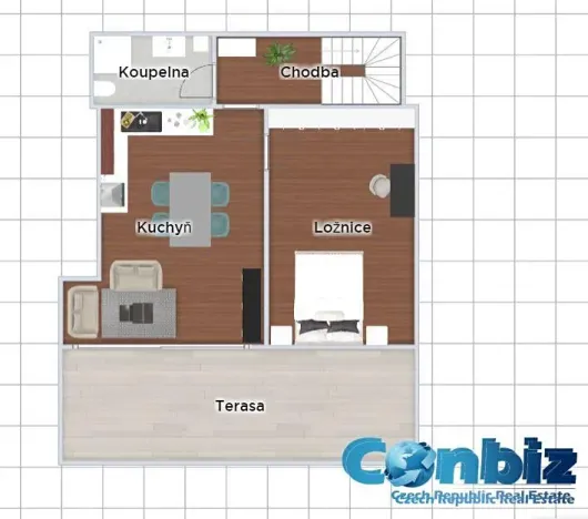 Pronájem bytu 2+kk, Praha - Smíchov, Holečkova, 62 m2