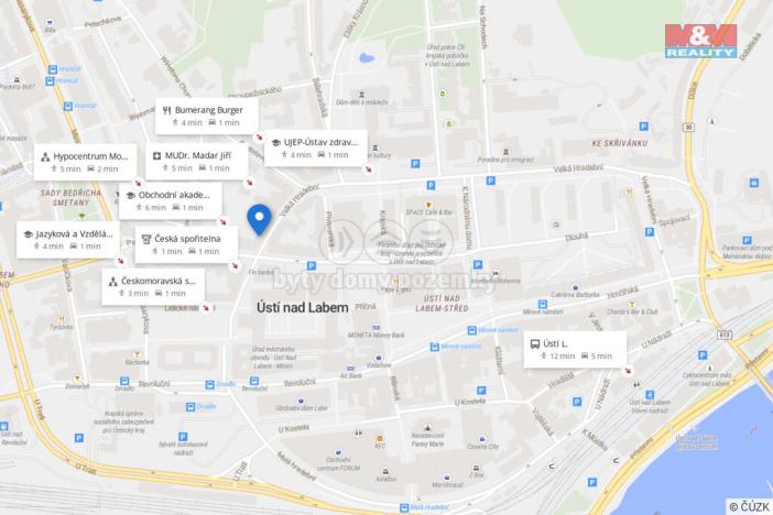 Pronájem obchodního prostoru, Ústí nad Labem - Ústí nad Labem-centrum, Velká Hradební, 280 m2