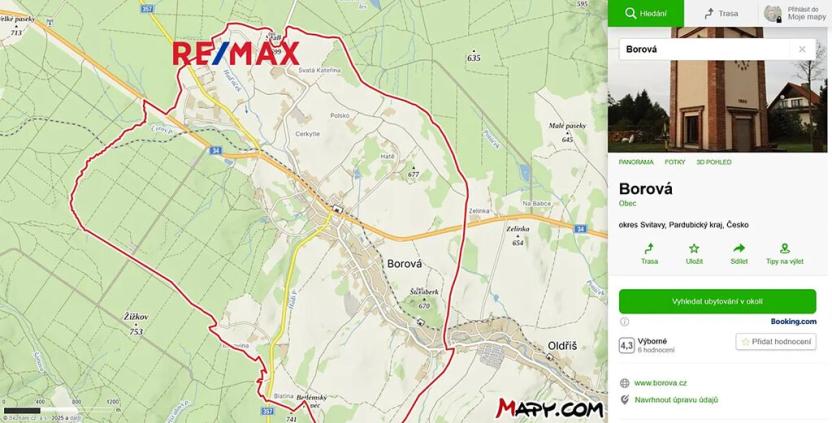 Prodej pozemku pro bydlení, Borová, 5776 m2