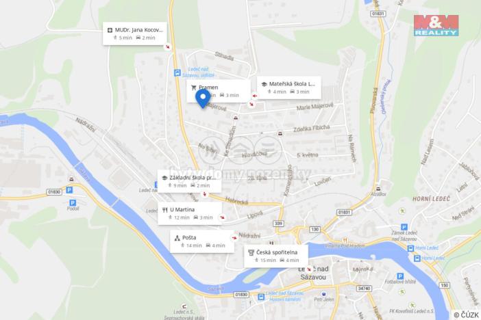 Prodej bytu 3+1, Ledeč nad Sázavou, Marie Majerové, 68 m2