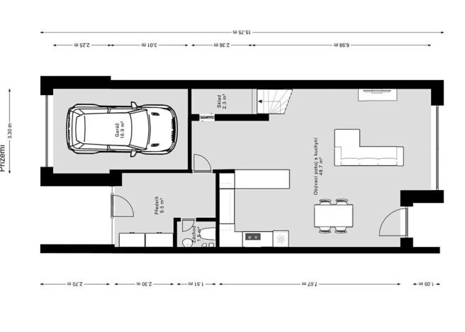 Prodej rodinného domu, Praha - Dolní Měcholupy, U svornosti, 154 m2