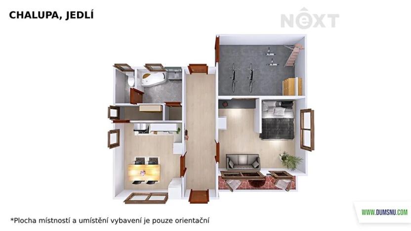 Prodej chalupy, Jedlí, 83 m2