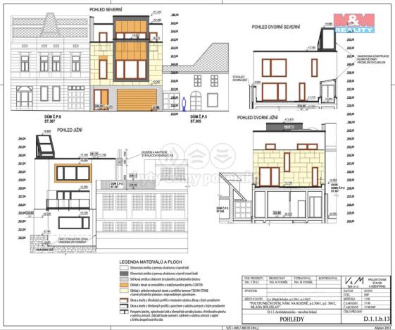 Prodej činžovního domu, Mladá Boleslav, Na kozině, 820 m2