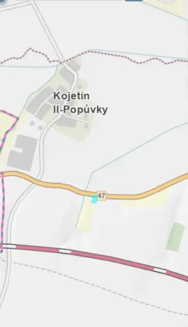 Prodej zahrady, Kojetín, 1455 m2