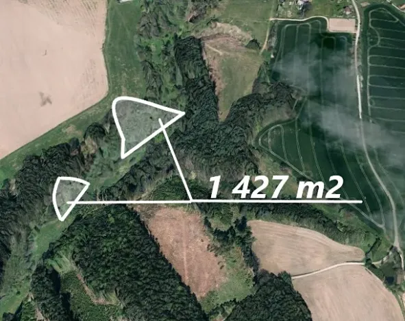 Prodej zahrady, Světlá nad Sázavou, 1427 m2