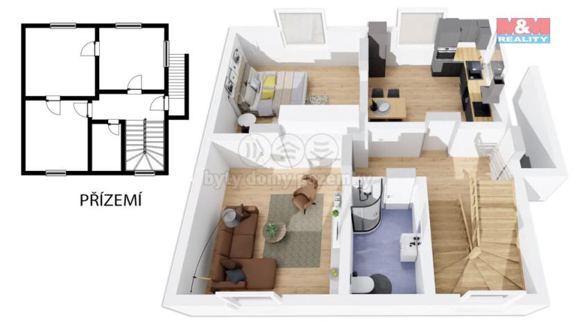 Prodej rodinného domu, Ústí nad Labem - Střekov, Škrétova, 243 m2