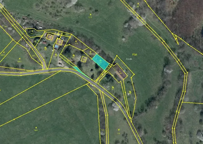 Prodej zahrady, Homole u Panny, 278 m2