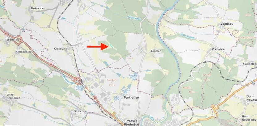 Prodej louky, Čížová, 2431 m2