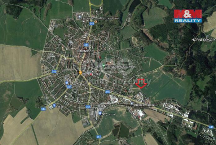 Pronájem kanceláře, Chotěboř, Sokolohradská, 12 m2