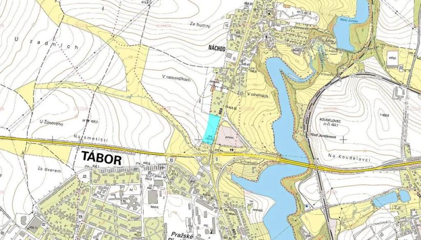 Prodej podílu komerčního pozemku, Tábor, 3305 m2