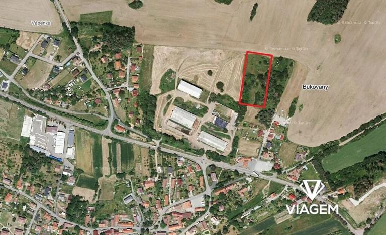 Prodej podílu zahrady, Bukovany, 2128 m2