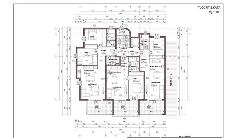 Prodej bytu 2+kk, Živogošće, Chorvatsko, 57 m2