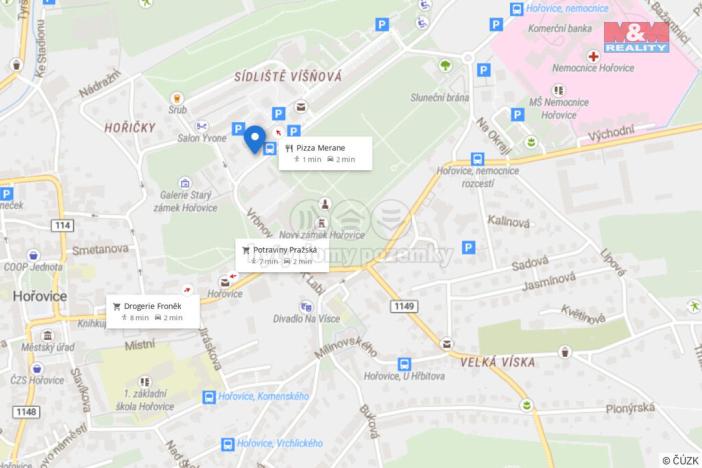 Pronájem obchodního prostoru, Hořovice, Vrbnovská, 240 m2