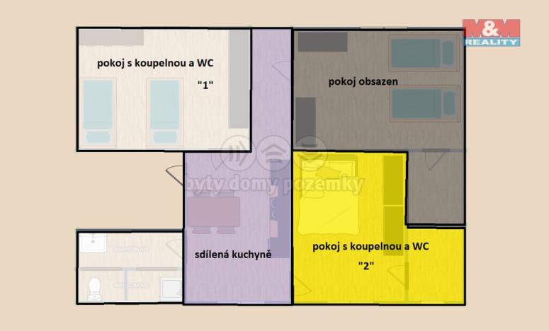 Pronájem bytu 1+kk, Vamberk, Janáčkova, 25 m2