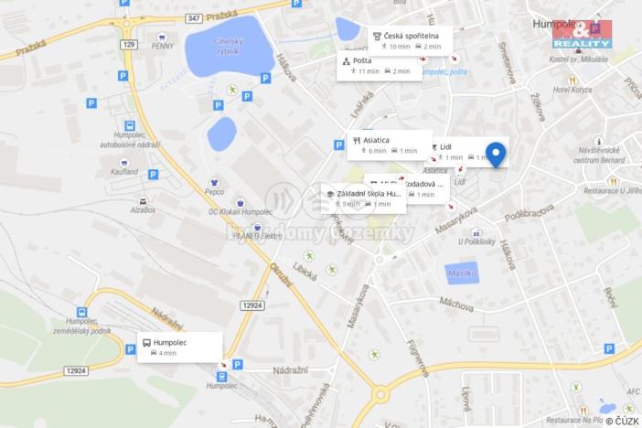 Pronájem bytu 1+kk, Humpolec, Masarykova, 20 m2