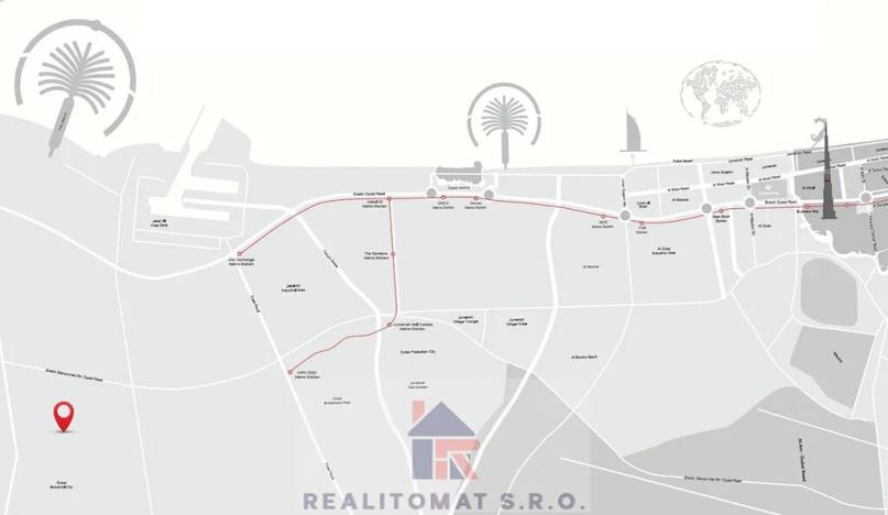 Prodej bytu 1+kk, Dubaj, Spojené arabské emiráty, 40 m2