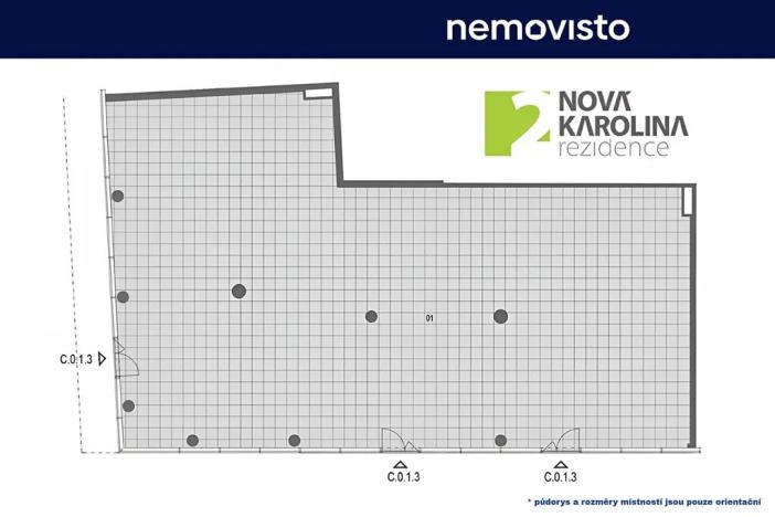 Pronájem obchodního prostoru, Ostrava, Na Prádle, 294 m2
