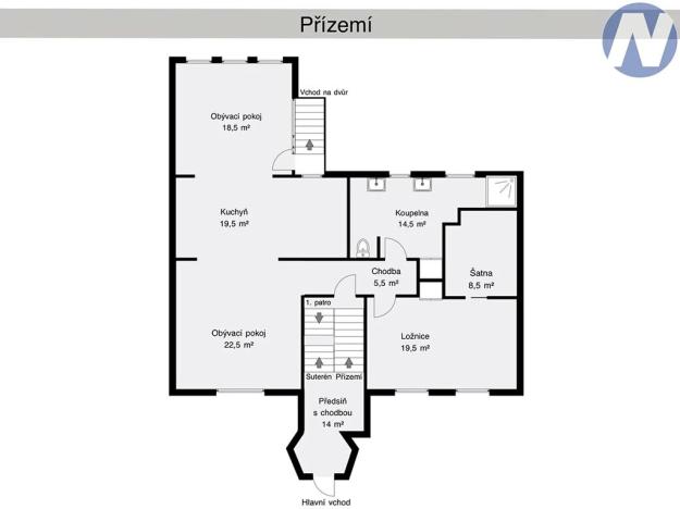 Prodej rodinného domu, Záblatí, 304 m2
