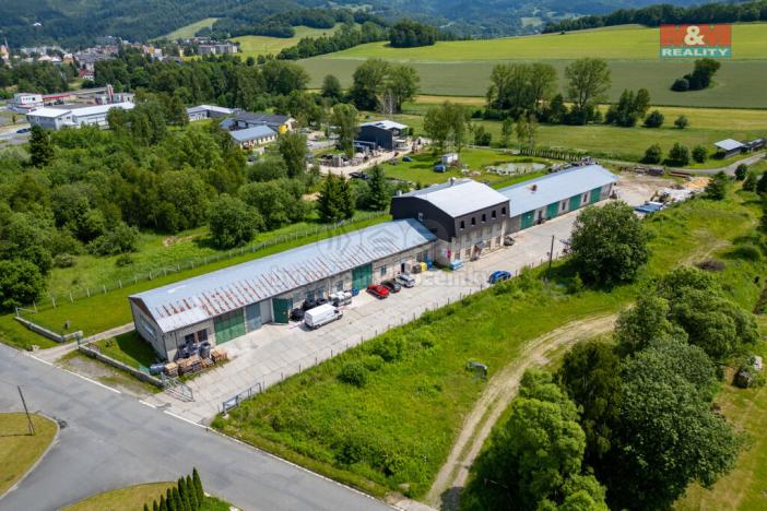 Prodej výrobních prostor, Jeseník - Bukovice, Za Podjezdem, 1485 m2