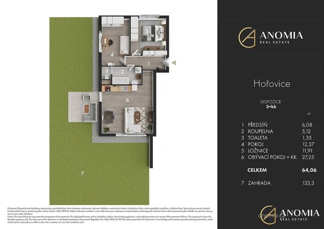 Prodej bytu 3+kk, Hořovice, U Knížecí cesty, 67 m2