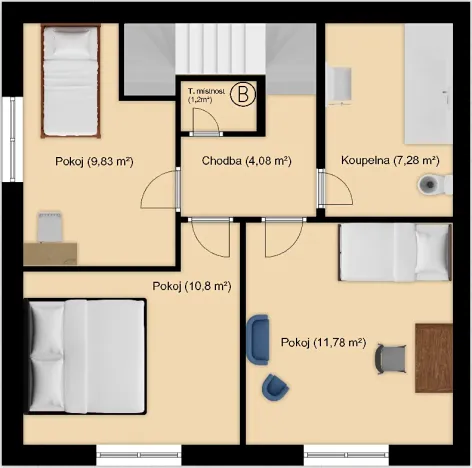 Prodej rodinného domu, Kozolupy, 93 m2