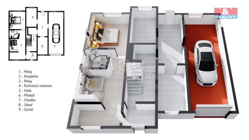 Prodej rodinného domu, Praha - Újezd nad Lesy, Velimská, 250 m2
