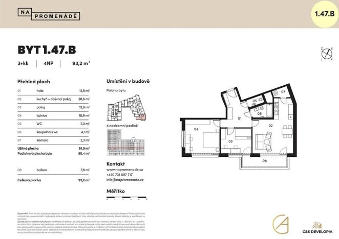 Prodej bytu 3+kk, Brno, 85 m2