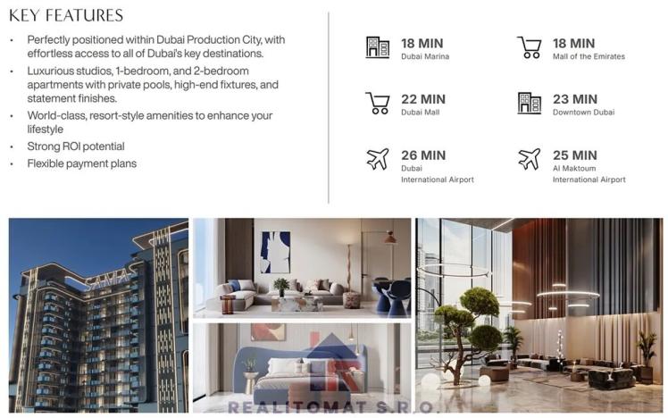 Prodej bytu 1+kk, Dubaj, Spojené arabské emiráty, 40 m2