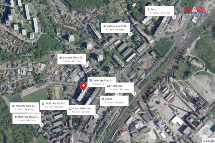 Prodej bytu 2+1, Ústí nad Labem - Neštěmice, Opletalova, 62 m2