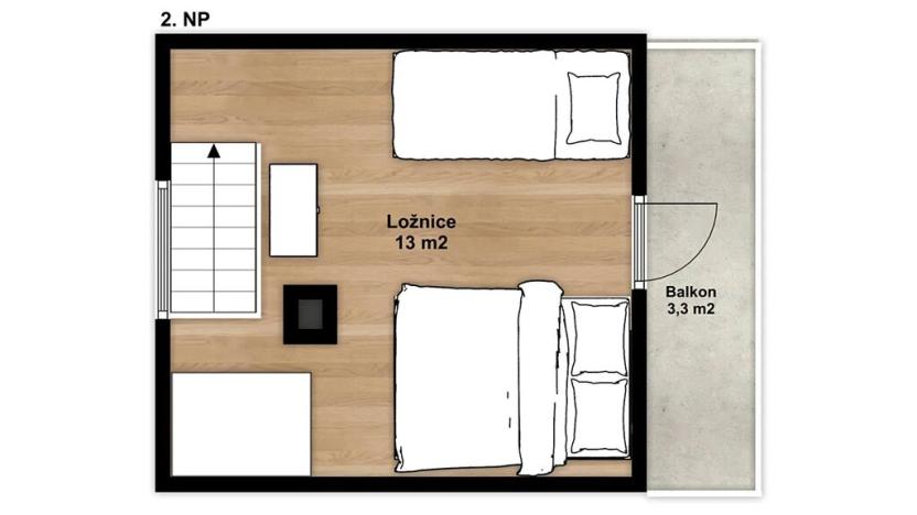 Prodej chaty, Horní Pěna, 41 m2