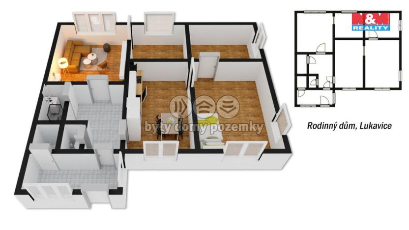 Prodej rodinného domu, Lukavice, 180 m2