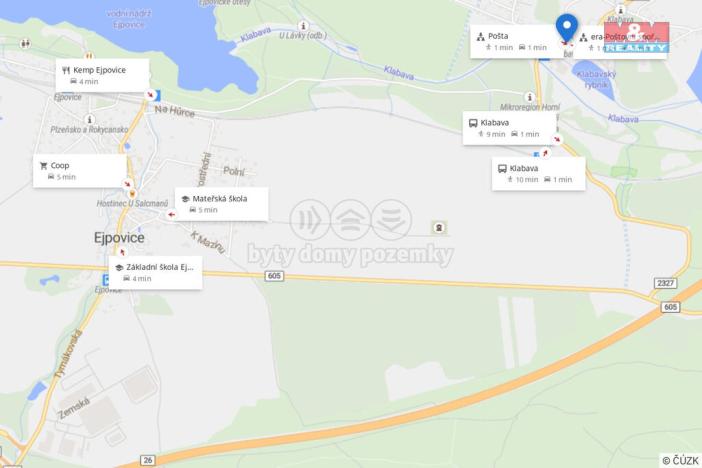 Prodej pozemku pro bydlení, Klabava, 1350 m2