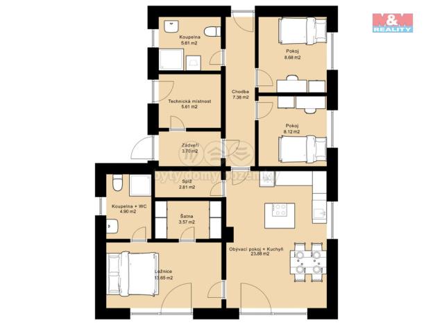 Prodej rodinného domu, Leskovice, 88 m2