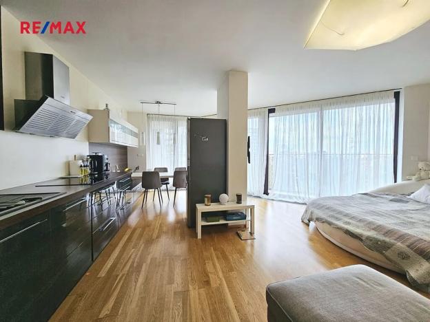 Pronájem bytu 1+kk, Praha - Žižkov, Ke kapslovně, 48 m2