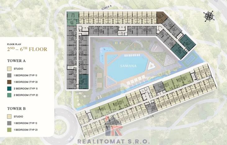 Prodej bytu 2+kk, Dubaj, Spojené arabské emiráty, 70 m2