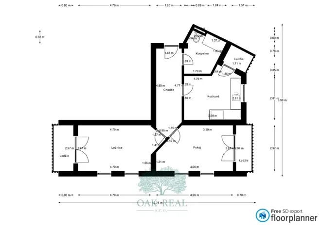 Prodej bytu 2+1, Harrachov, 64 m2