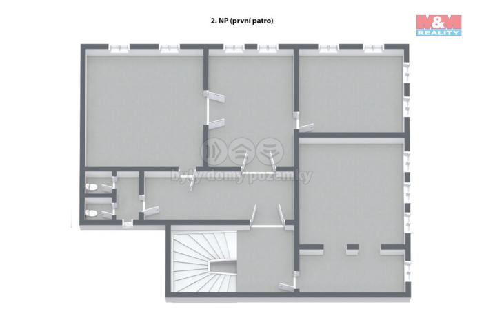 Prodej činžovního domu, Nejdek, náměstí Karla IV., 766 m2