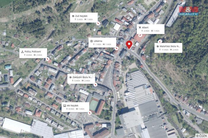 Prodej činžovního domu, Nejdek, náměstí Karla IV., 766 m2