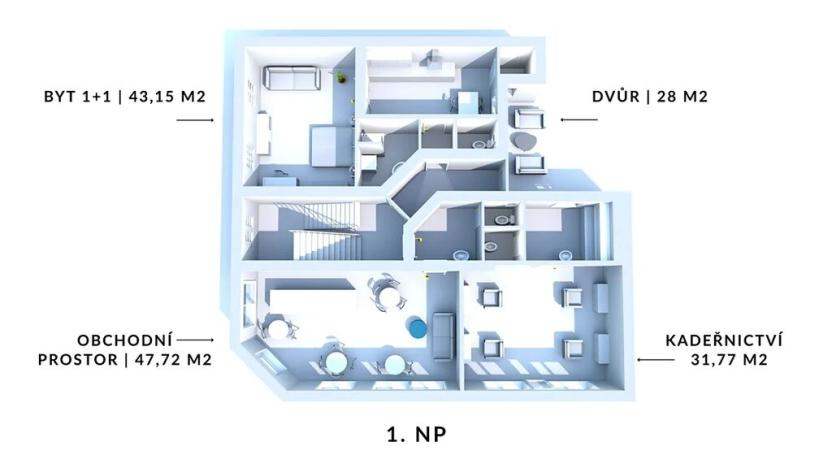 Prodej činžovního domu, Olomouc, Smrčkova, 555 m2