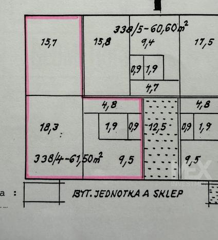 Prodej bytu 2+1, Choceň, Stromovka, 51 m2