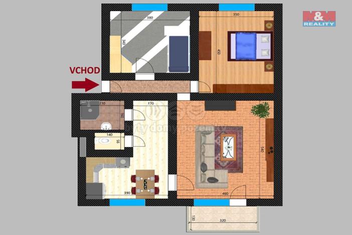 Prodej bytu 3+1, Ždánice, 77 m2