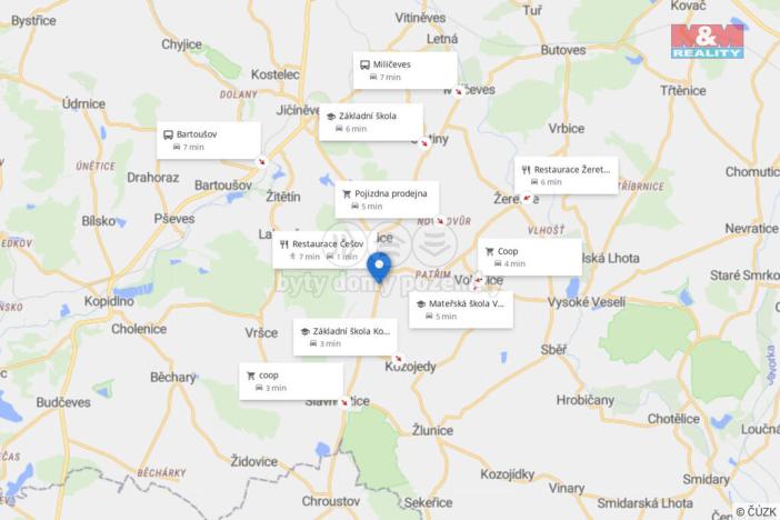 Prodej pozemku pro bydlení, Češov, 850 m2