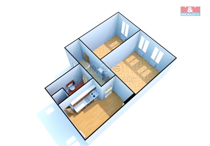 Prodej bytu 2+1, Děčín - Děčín IV-Podmokly, Jungmannova, 69 m2