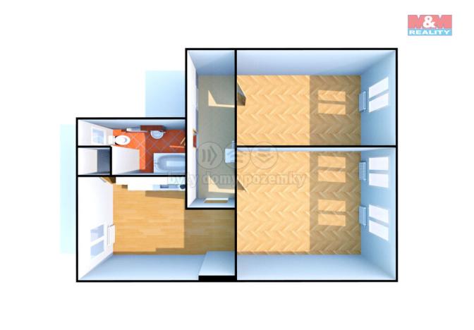 Prodej bytu 2+1, Děčín - Děčín IV-Podmokly, Jungmannova, 69 m2