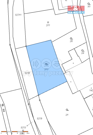 Prodej pozemku pro bydlení, Hrazany, 1603 m2