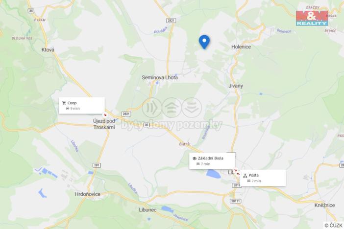 Prodej pozemku pro bydlení, Libuň - Jivany, 2267 m2